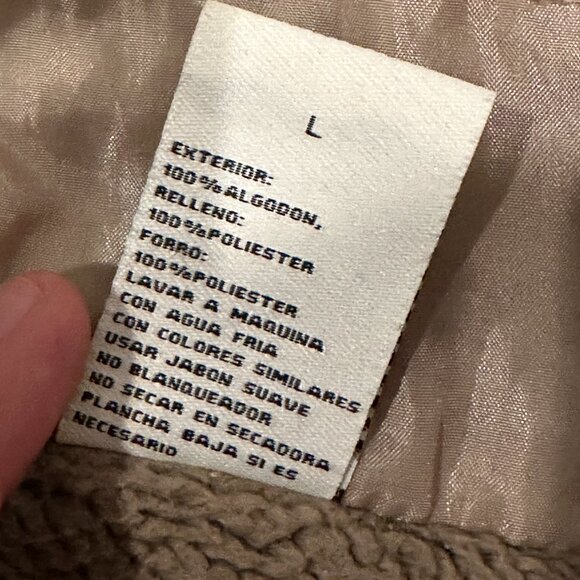 Ashley by 26 International Sherpa-Lined Utility Jacket – Khaki – Size L - Picture 7 of 8